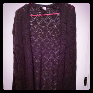 H&M Black knitted long sleeve sweater